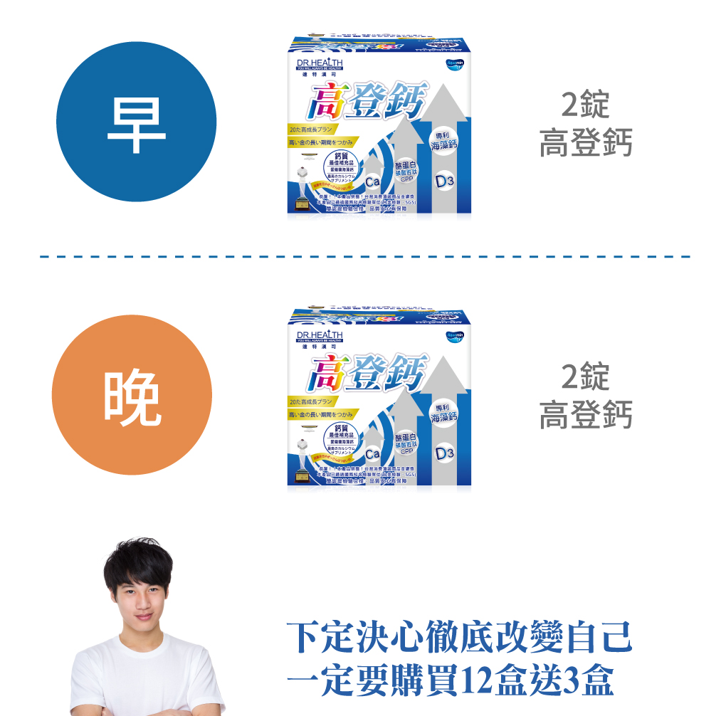 高登鈣使用方法 快速長高秘訣
